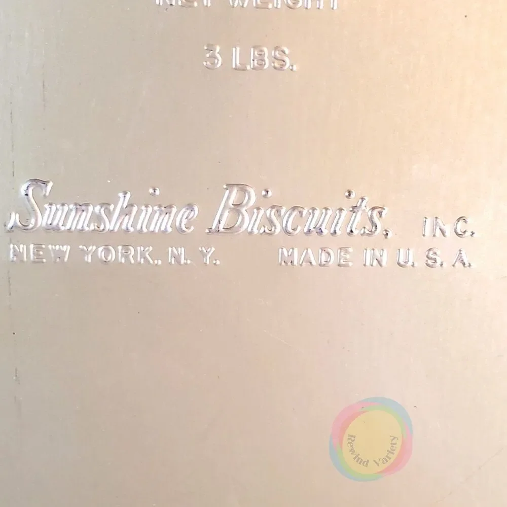 Vintage Sunshine Biscuits Washington DC Sakura Tin